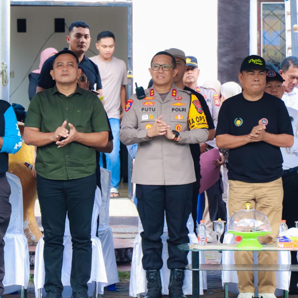 Kapolres Banggai AKBP Putu Hendra Binangkari Dampingi Dansat Brimob Polda Sulteng Buka Gashuku dan Ujian INKANAS Zona V