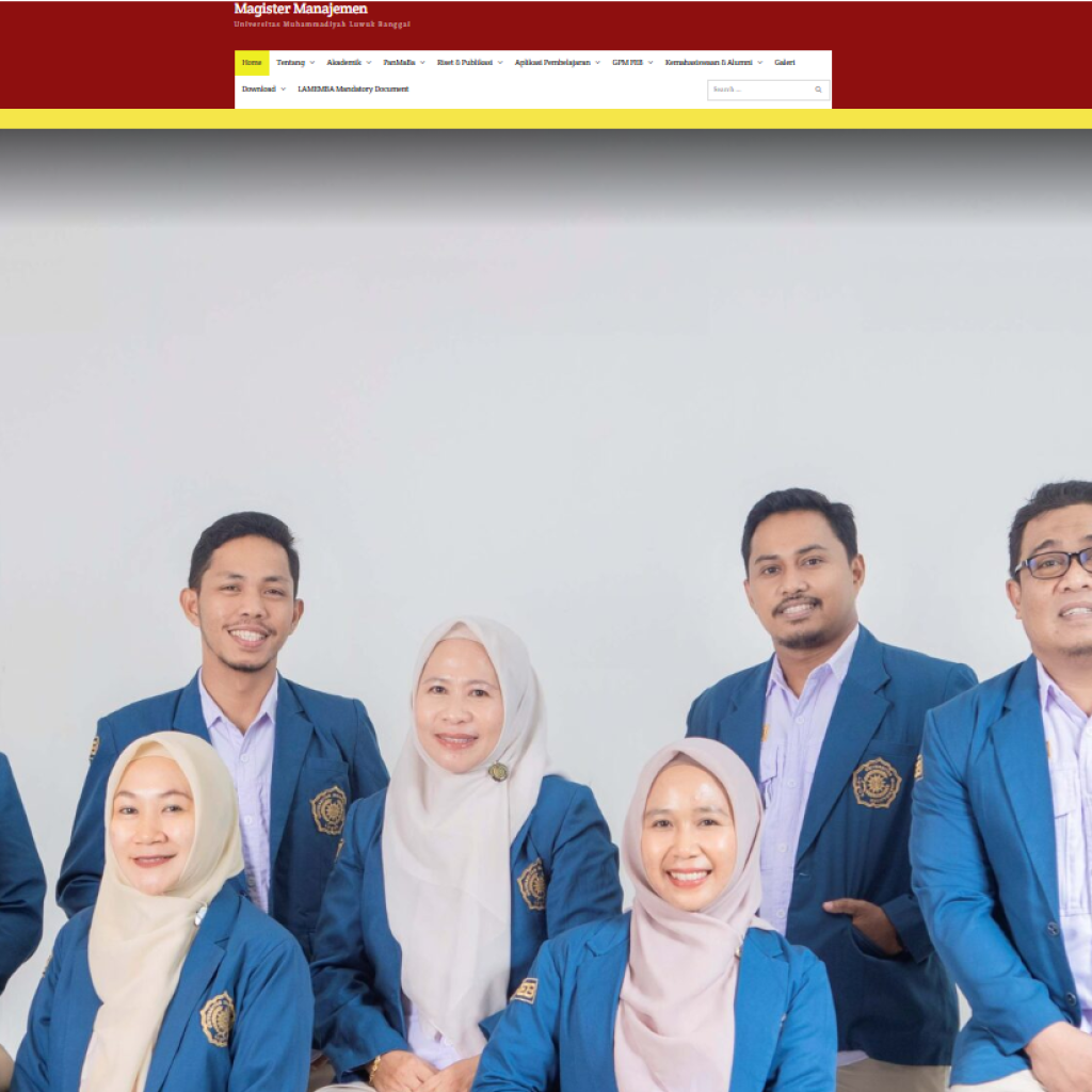 Situs Web Baru Magister Manajemen FEB Unismuh Luwuk Banggai Permudah Akses Informasi