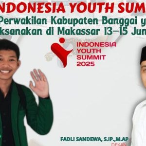 Mahasiswa FISIP Unismuh Luwuk Hendrik M, Wakili Kabupaten Banggai di Indonesia Youth Summit 2025