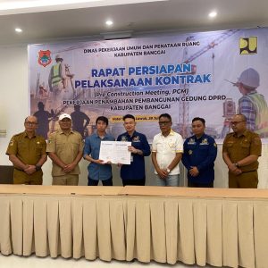 Gedung DPRD Banggai Akan Diperluas, PCM PBIP PUPR Tandai Awal Pelaksanaan Proyek