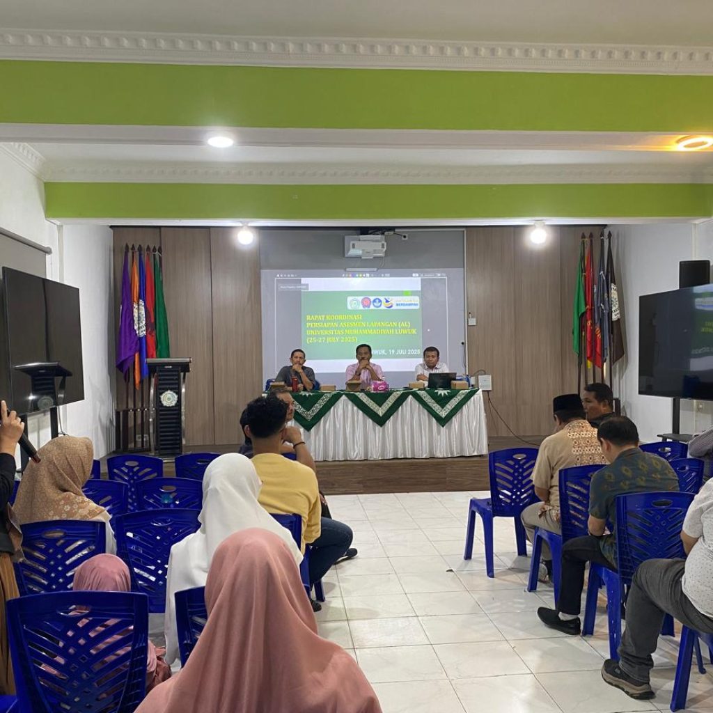 Unismuh Luwuk Banggai Gelar Rakor Jelang Asesmen Lapangan Akreditasi Institusi