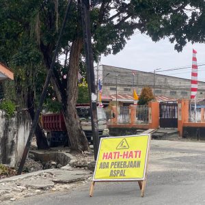 Masuk dalam Paket Rehabilitasi Jalan Dalam Kota Luwuk, Ruas Jalan Tanjung Branjangan juga Diperbaiki