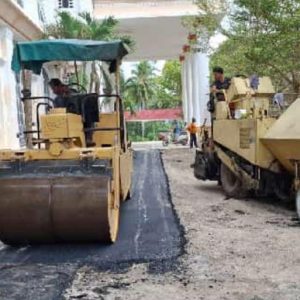 Penataan Halaman Kantor Bappeda Banggai Ditender Ulang