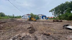 Dukung Aksesibilitas Pelayanan, Proyek Lanskap Kantor Dinsos dan Disdik Banggai Dimulai