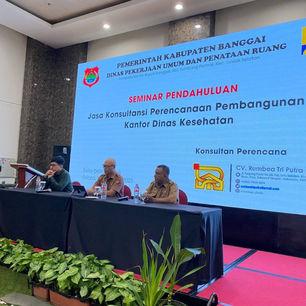 Bidang PBIP PUPR Banggai Gelar Seminar Pendahuluan Perencanaan Pembangunan Kantor Dinkes