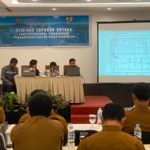 Konsultan Paparkan Rencana Pembangunan Kantor Disperkimtan Banggai dalam Seminar Antara