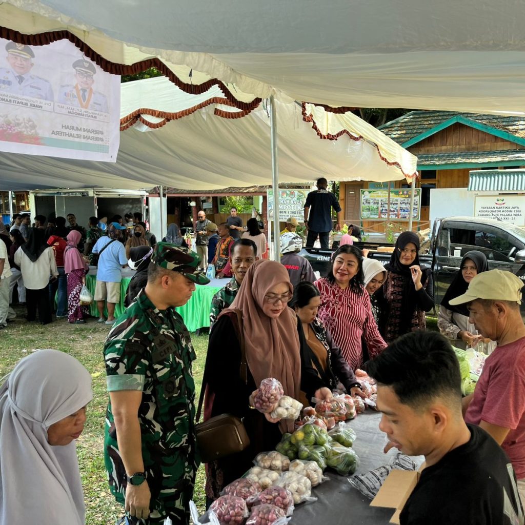 Sambut Idul Fitri 1447 Hijriah, Kodim 1308 Luwuk Banggai Gelar Bazar Ramadan Murah
