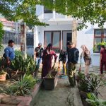 Rutin Setiap Kamis, Dinkes Banggai Kerja Bakti Bersih Lingkungan Kantor