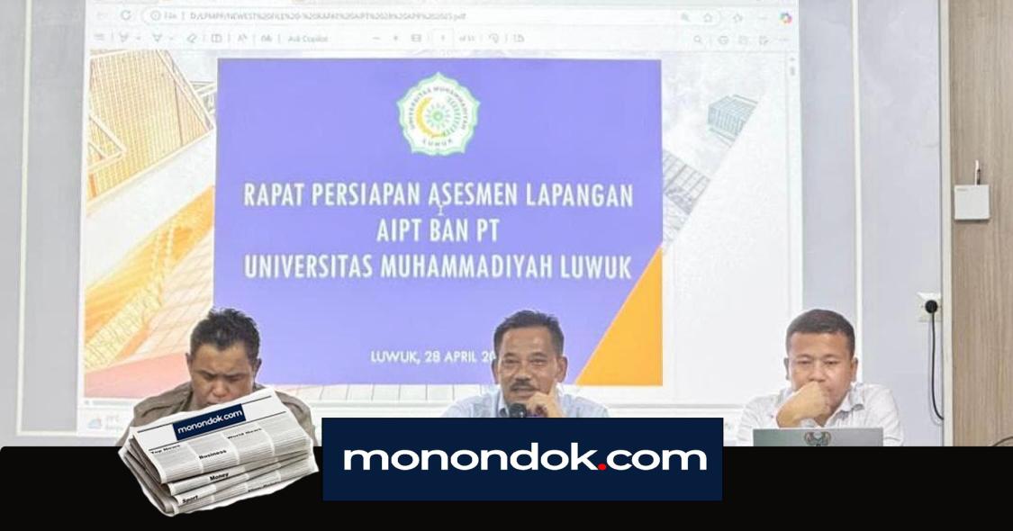Unismuh Luwuk Banggai Bersiap Sambut Asesmen Lapangan AIPT - Monondok